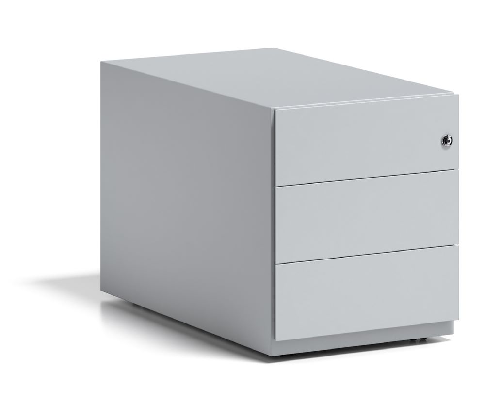 Produktbild Bisley Rollcontainer Note mit Griffleiste 3 Schubladen H 495 x B 420 x T 775 mm bild 3