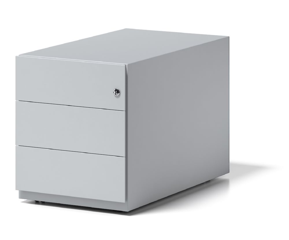 Produktbild Bisley Rollcontainer Note mit Griffleiste 3 Schubladen H 495 x B 420 x T 775 mm bild 4
