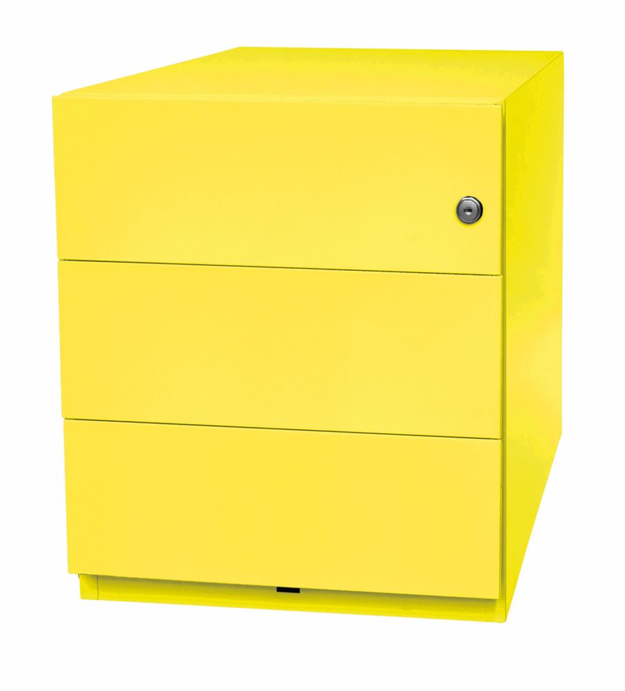 Produktbild Bisley Rollcontainer Note mit Griffleiste H 495 x B 420 x T 565 mm zinkgelb bild 4