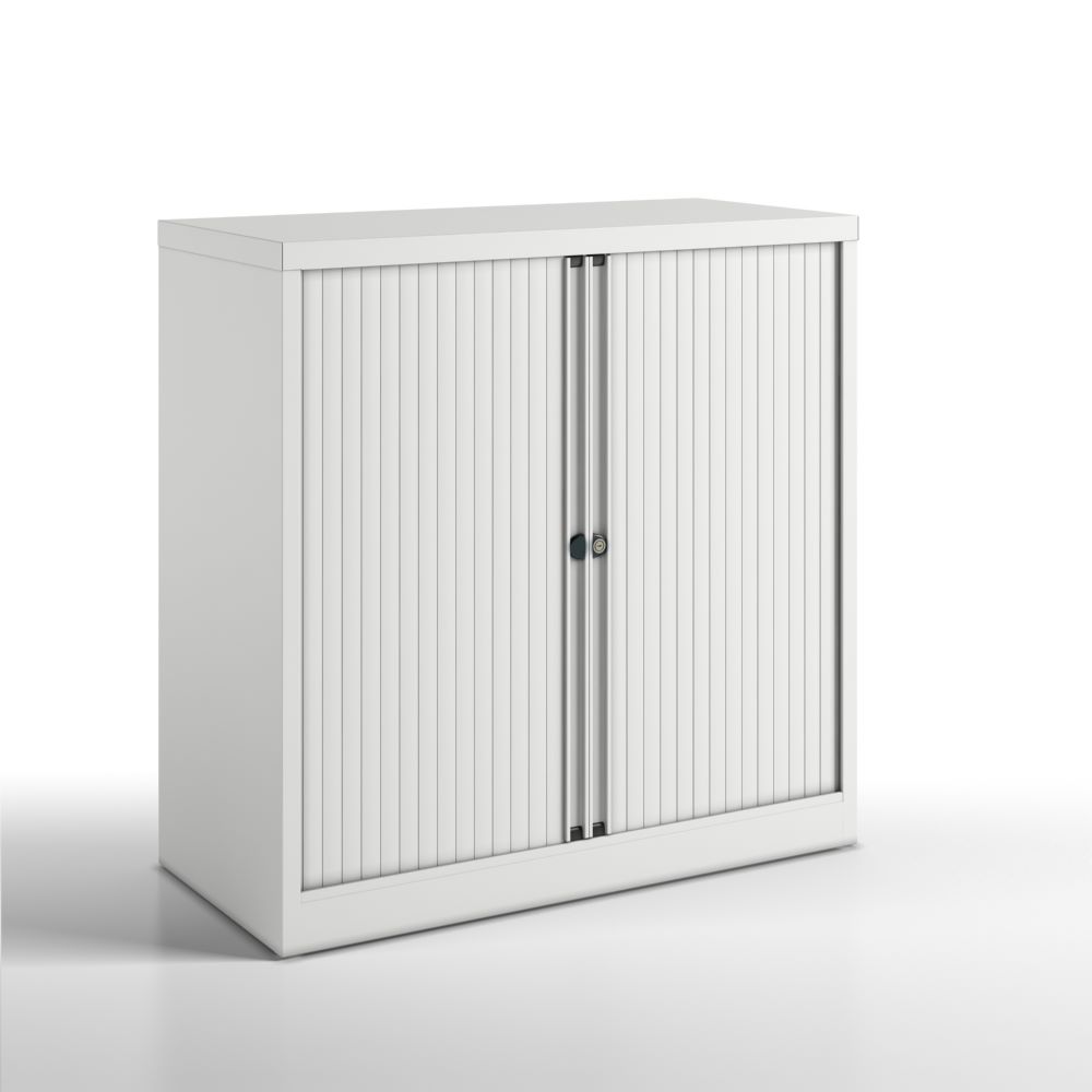 Produktbild Bisley Rollladenschrank Essentials mit 1 Fachboden H 1000-1015 x B1000 x T 470 mm bild 5