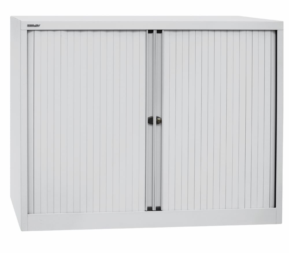 Produktbild Bisley Rollladenschrank EuroTambour 2 Fachböden B 1200 mm grau bild 2