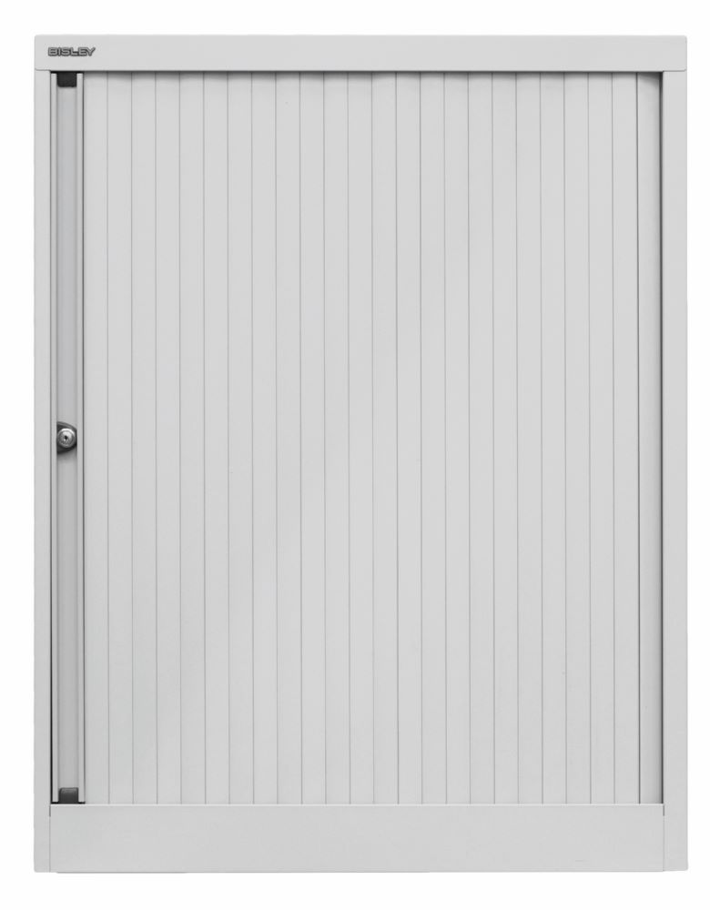 Produktbild Bisley Rollladenschrank EuroTambour 2 Fachböden B 800 mm lichtgrau