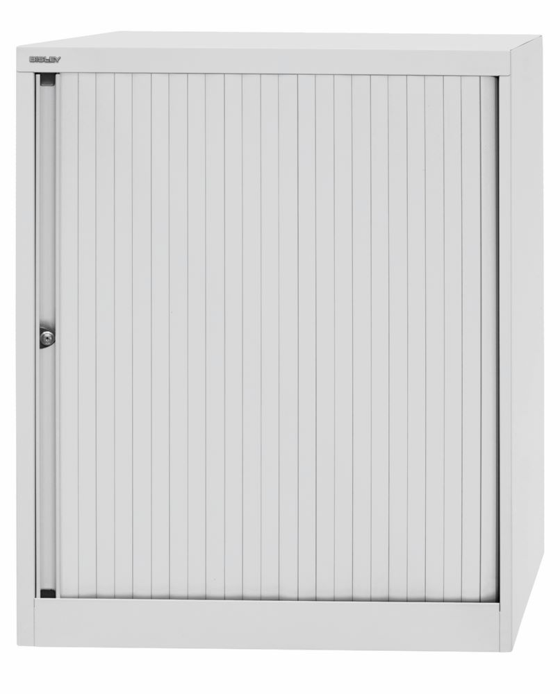 Produktbild Bisley Rollladenschrank EuroTambour 2 Fachböden B 800 mm lichtgrau bild 3