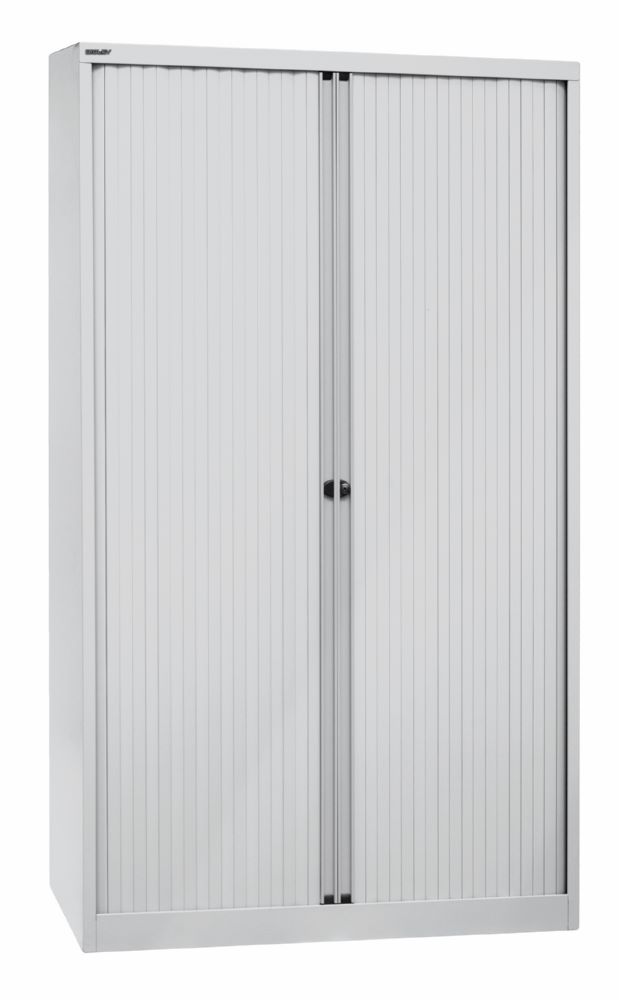 Produktbild Bisley Rollladenschrank EuroTambour 4 Fachböden B 1200 mm lichtgrau bild 2