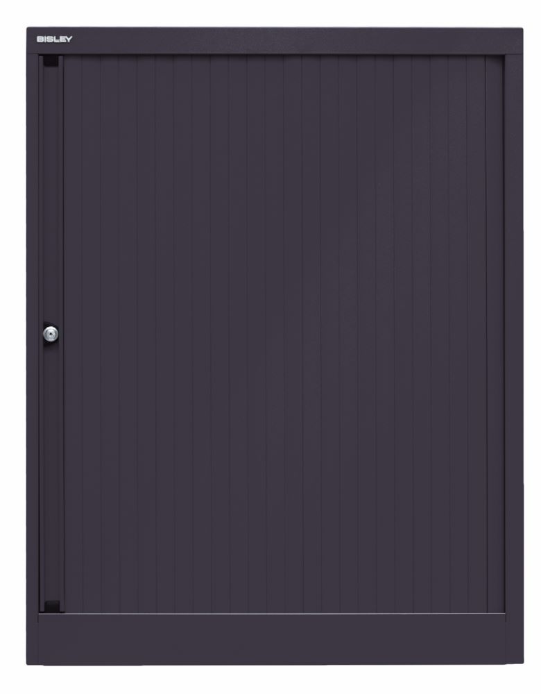Produktbild Bisley Rollladenschrank EuroTambour 2 Fachböden B 800 mm schwarz