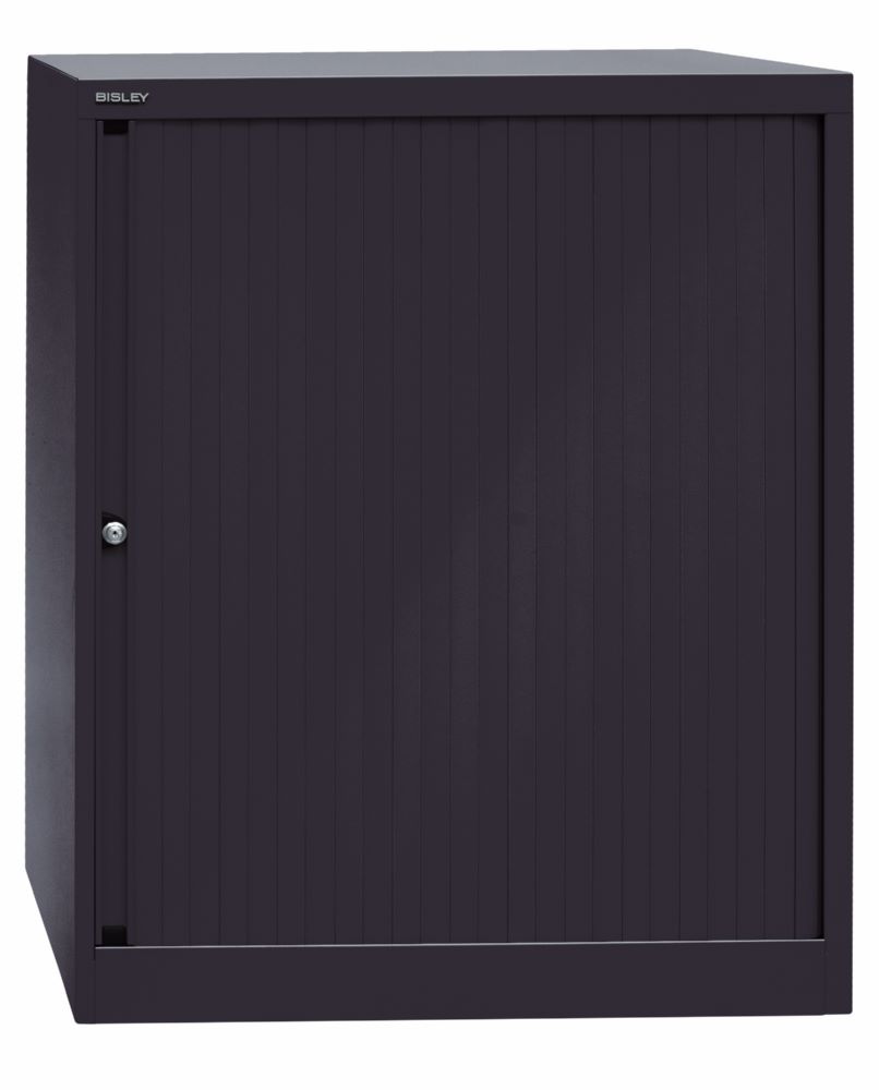 Produktbild Bisley Rollladenschrank EuroTambour 2 Fachböden B 800 mm schwarz bild 2