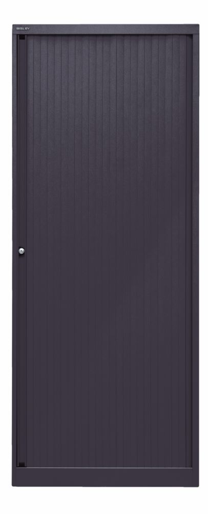 Produktbild Bisley Rollladenschrank EuroTambour 4 Fachböden B 800 mm schwarz abschließbar