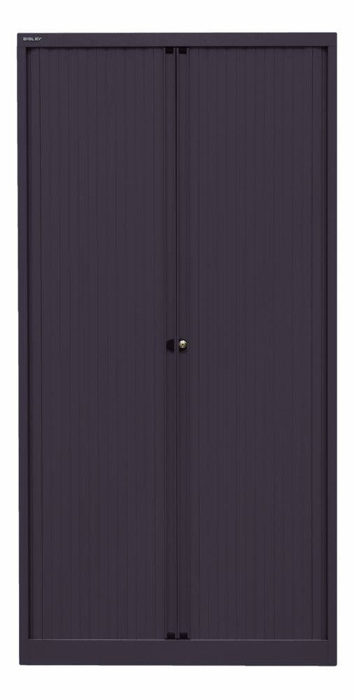 Produktbild Bisley Rollladenschrank EuroTambour 4 Fachböden B 1000 mm schwarz