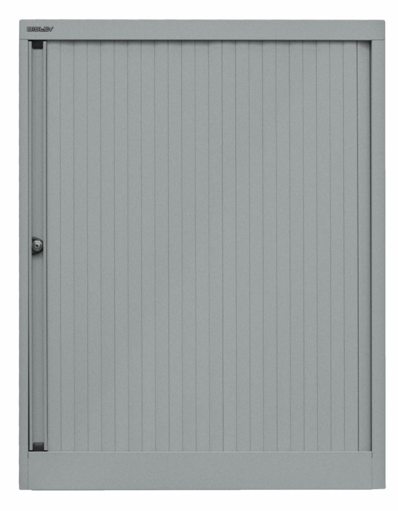 Produktbild Bisley Rollladenschrank EuroTambour 2 Fachböden B 800 mm silber abschließbar