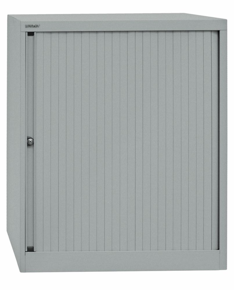 Produktbild Bisley Rollladenschrank EuroTambour 2 Fachböden B 800 mm silber abschließbar bild 2