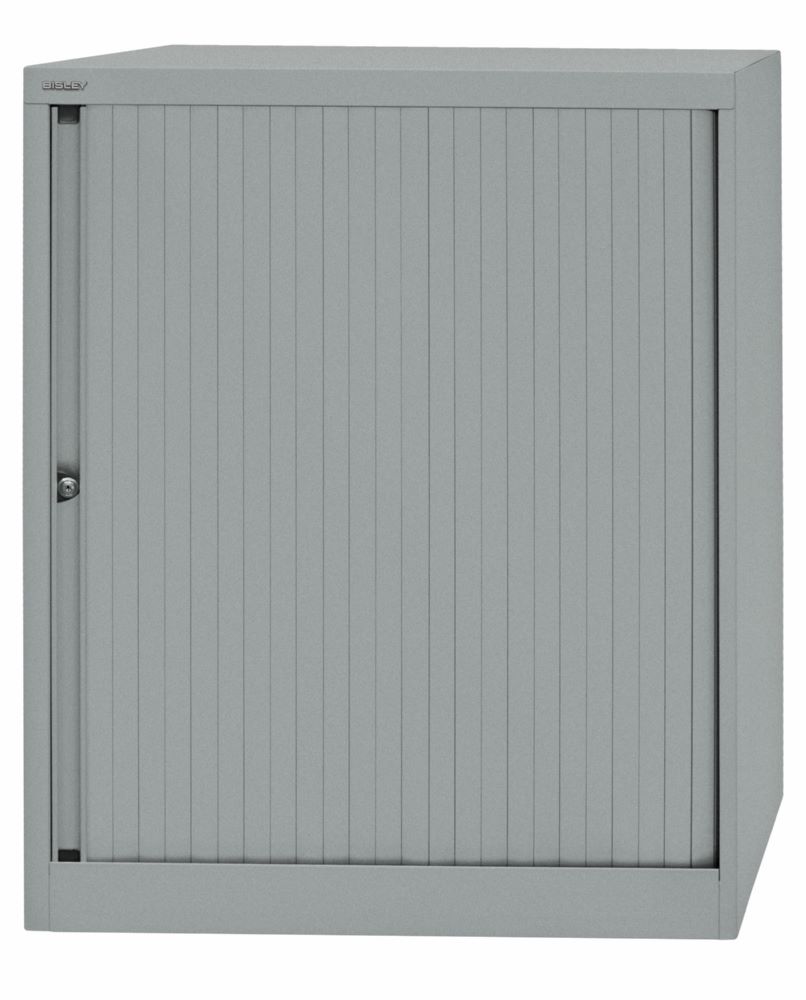 Produktbild Bisley Rollladenschrank EuroTambour 2 Fachböden B 800 mm silber abschließbar bild 3