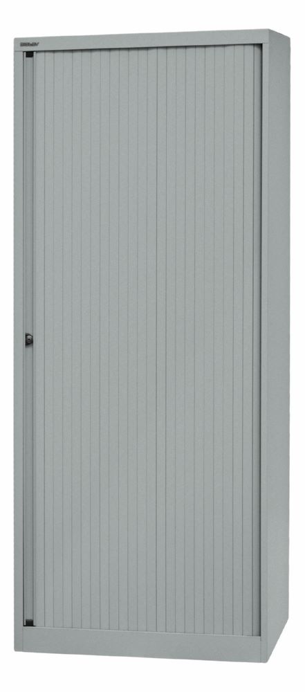 Produktbild Bisley Rollladenschrank EuroTambour 4 Fachböden H 1980 mm silber abschließbar bild 3