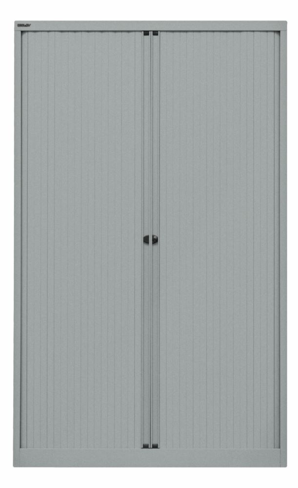 Produktbild Bisley Rollladenschrank EuroTambour 4 Fächer mit Schloss B 1200 mm silber