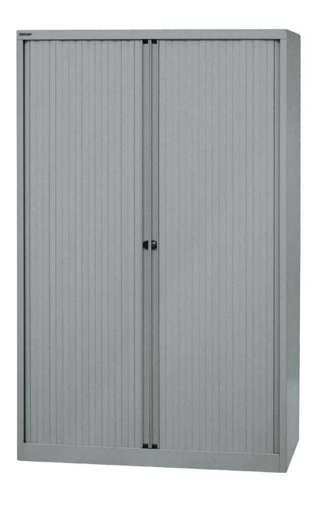 Produktbild Bisley Rollladenschrank EuroTambour 4 Fächer mit Schloss B 1200 mm silber bild 3
