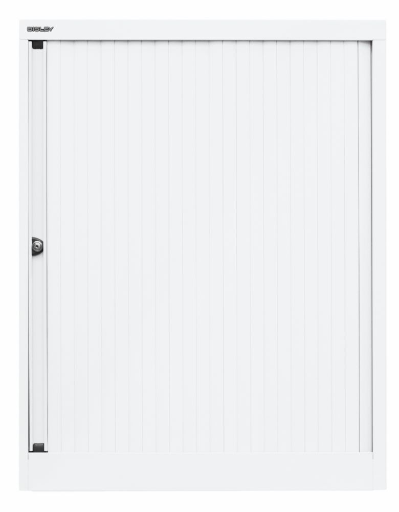 Produktbild Bisley Rollladenschrank EuroTambour 2 Fachböden B 800 mm weiß