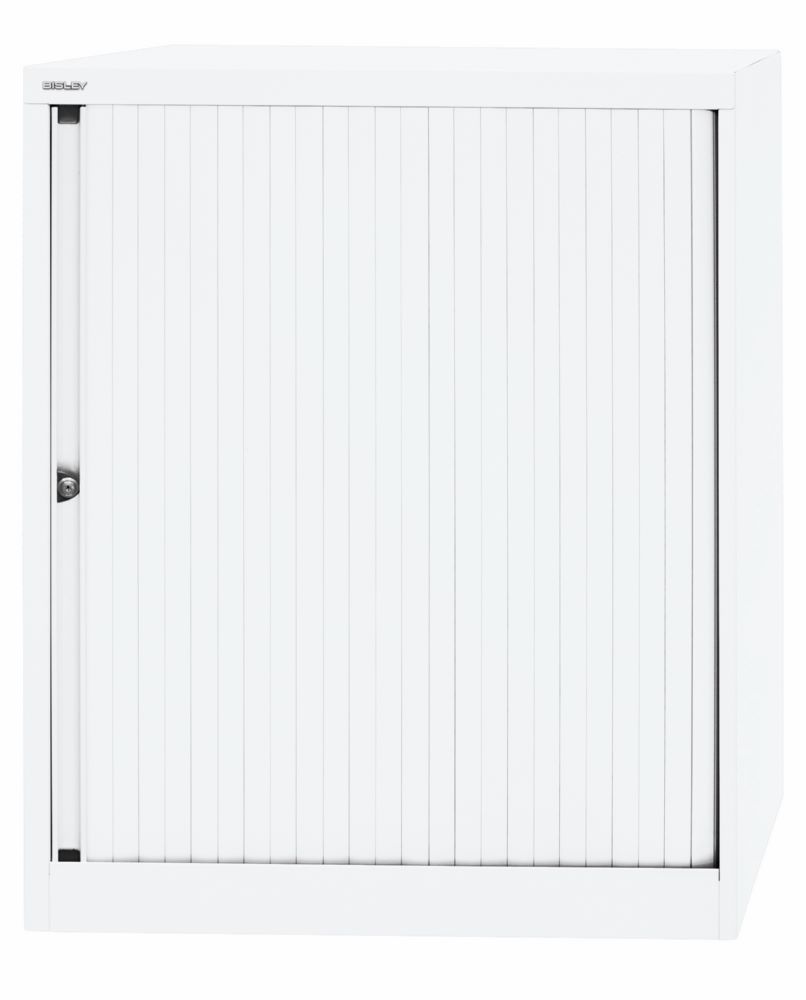 Produktbild Bisley Rollladenschrank EuroTambour 2 Fachböden B 800 mm weiß bild 3