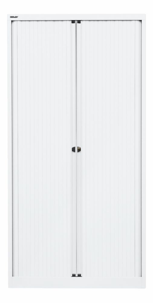 Produktbild Bisley Rollladenschrank EuroTambour 4 Fachböden B 1000 mm verkehrsweiß