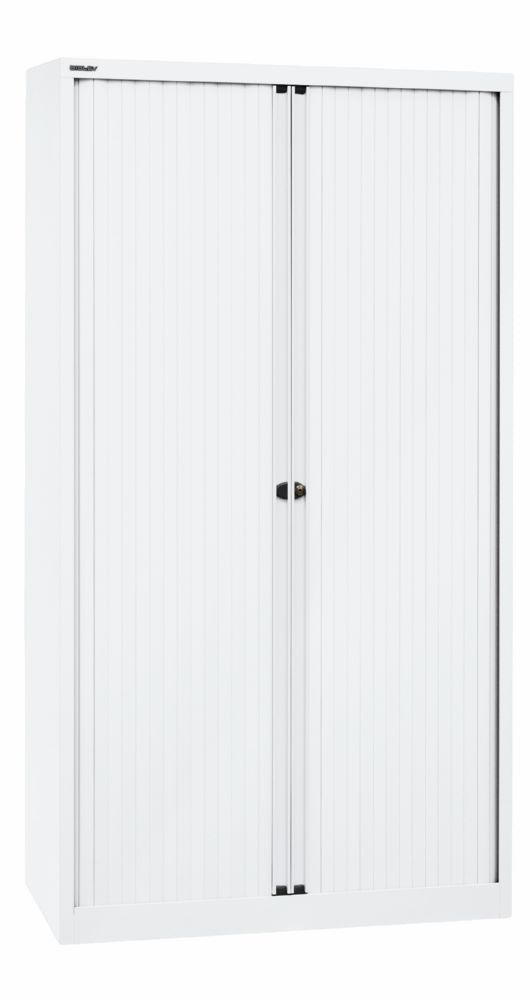 Produktbild Bisley Rollladenschrank EuroTambour 4 Fachböden B 1000 mm verkehrsweiß bild 2