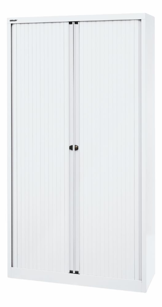Produktbild Bisley Rollladenschrank EuroTambour 4 Fachböden B 1000 mm verkehrsweiß bild 3