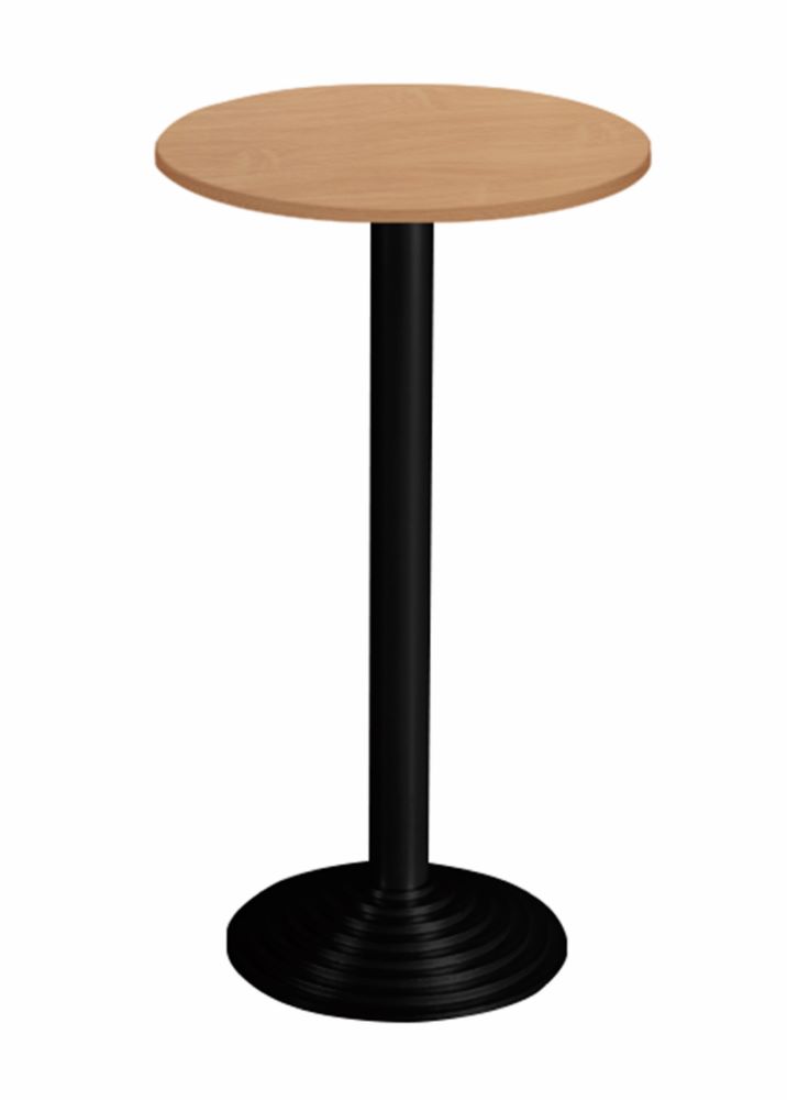Produktbild Bisley Stehtisch rund 1 Platte Stahlsäule D 80 mm Aluminium-Gussfuß D 450 mm H 740 mm