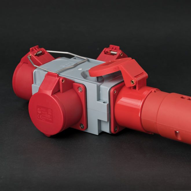 Produktbild Brennenstuhl CEE Adapter Stromverteiler IP44 für Baustellen bild 5