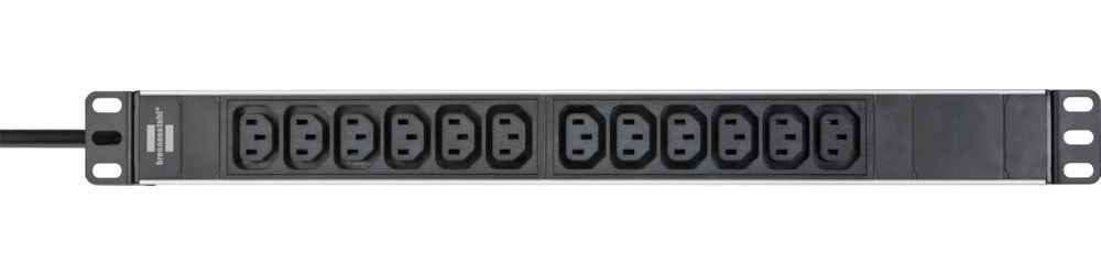 Produktbild Brennenstuhl Alu Line 19 Zoll Steckdosenleiste 12 fach bild 3