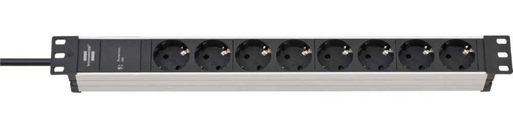 Produktbild Brennenstuhl Alu Line Steckdosenleiste 8 fach mit Überspannungsschutz bild 1