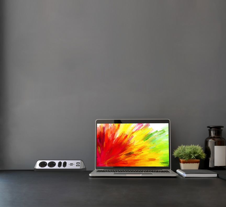 Produktbild Brennenstuhl estilo Ecksteckdosenleiste 4 fach Tischsteckdose 2 Meter Kabel bild 13