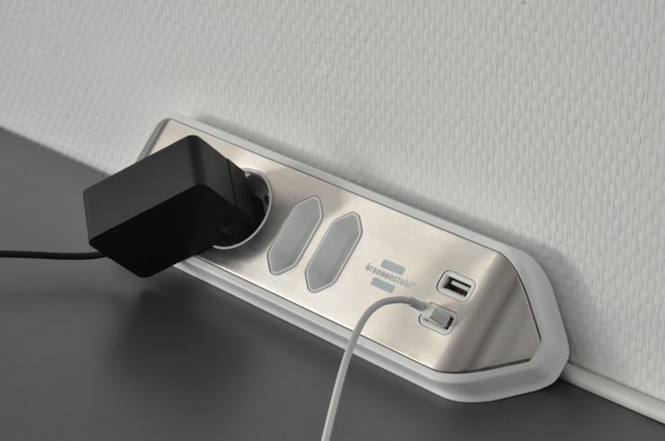 Produktbild Brennenstuhl estilo Ecksteckdosenleiste 4 fach mit USB Ladefunktion bild 13