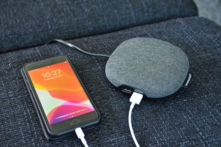 Produktbild Brennenstuhl estilo Ladestation mit Textiloberfläche schwarz anthrazit bild 15