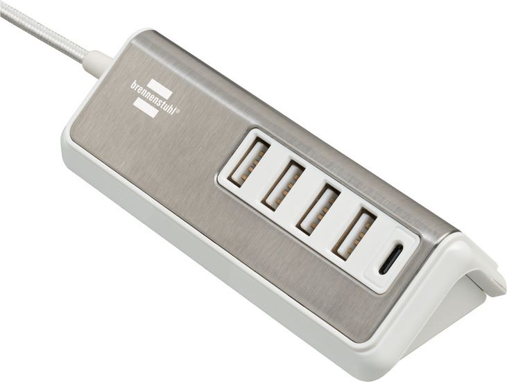 Produktbild Brennenstuhl estilo USB Ladegerät Schnellladefunktion Mehrfach 4x USB-A Ladebuchsen
