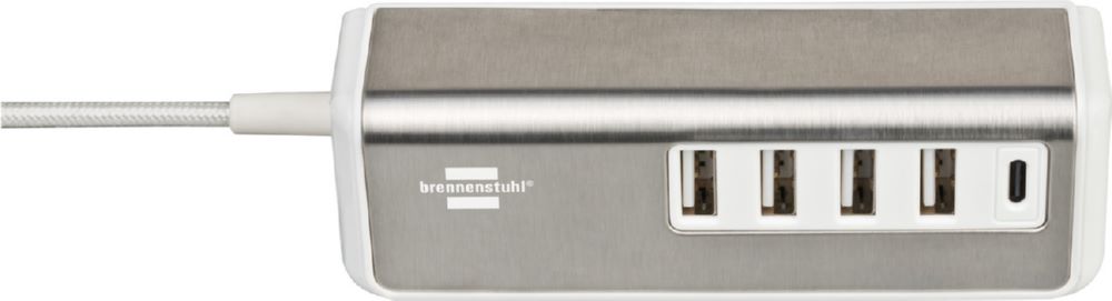 Produktbild Brennenstuhl estilo USB Ladegerät Schnellladefunktion Mehrfach 4x USB-A Ladebuchsen bild 7