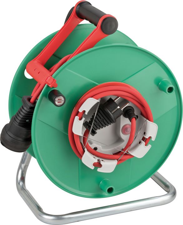 Produktbild Brennenstuhl Garant G Bretec IP44 Gartenkabeltrommel 40 Meter für Rasenmäher rot