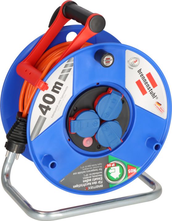 Produktbild Brennenstuhl Garant IP44 Kabeltrommel 40 m Kabel in orange Spezialkunststoff