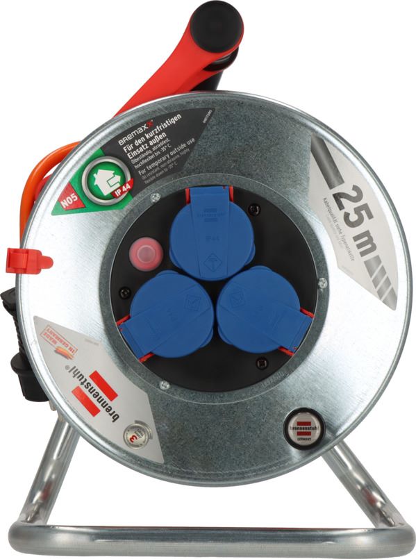 Produktbild Brennenstuhl Garant S IP44 Kabeltrommel 25 m Kabel in orange Stahlblech bild 5