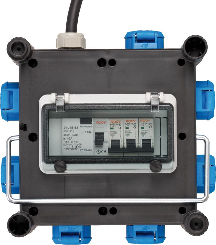 Produktbild Brennenstuhl Gummi Stromverteiler mit zertifiziertem Sicherungsautomaten bild 9