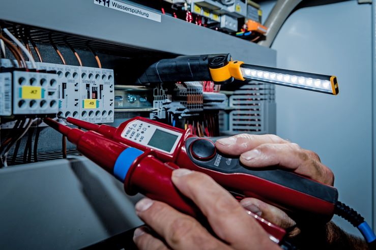 Produktbild Brennenstuhl Akku LED Handleuchte SANSA 400 A Werkstattlampe Arbeitsleuchte mit USB bild 17