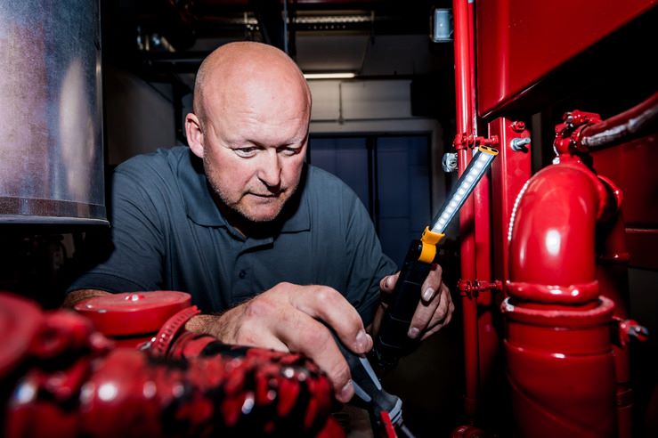 Produktbild Brennenstuhl Akku LED Handleuchte SANSA 400 A Werkstattlampe Arbeitsleuchte mit USB bild 20