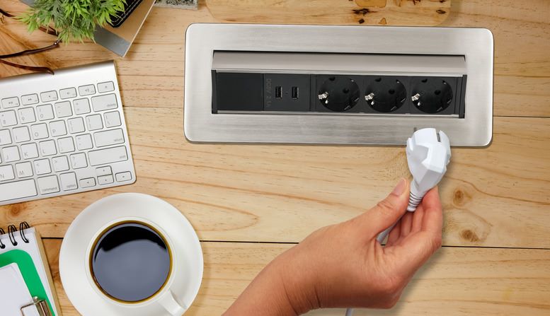Produktbild Brennenstuhl Indesk Power USB Charger Tischsteckdosenleiste Versenkbare Steckdosenleiste bild 15