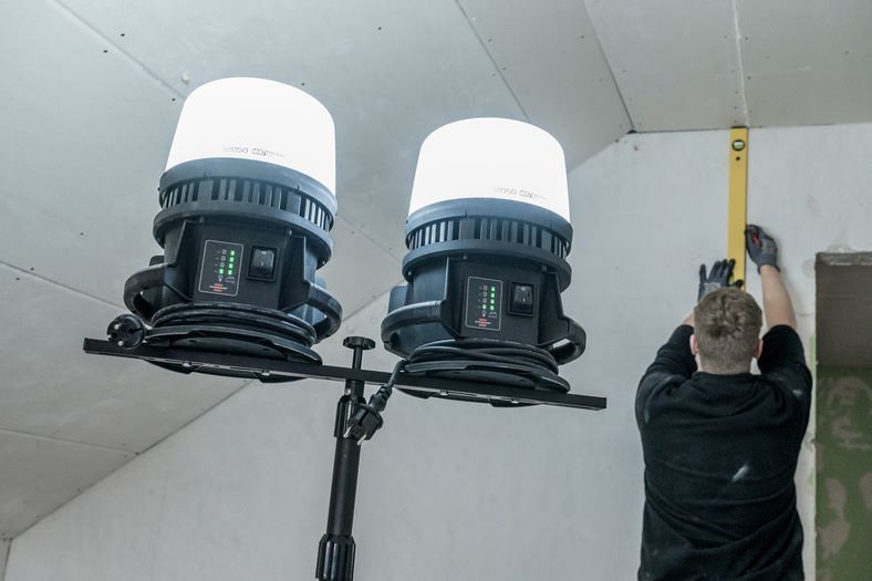 Produktbild Brennenstuhl Multi Battery LED 360 Grad Hybrid Baustrahler 12000 lm IP54 Akkus 7 verschiedene bild 15