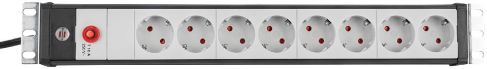 Produktbild Brennenstuhl Premium Line 19 Zoll Steckdosenleiste 8 fach mit Kaltgerätestecker bild 6