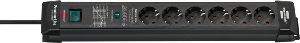 Produktbild Brennenstuhl Premium Line Steckdosenleiste 6 fach mit Überspannungsschutz