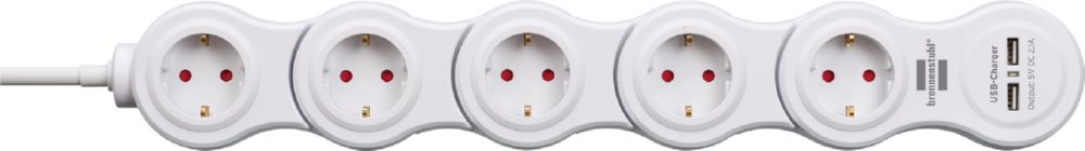 Produktbild Brennenstuhl Vario Power Steckdosenleiste mit USB Ladefunktion Bewegliche Steckdosenleiste bild 8