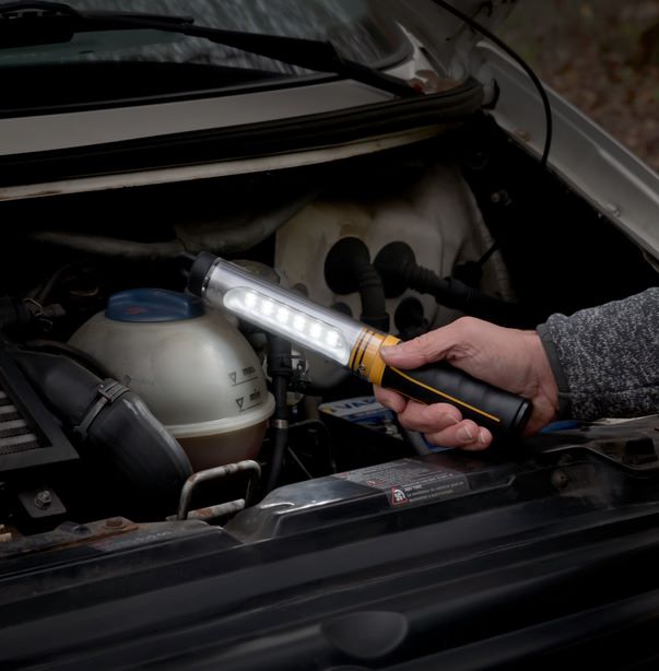 Produktbild Brennenstuhl LED Akku Werkstattleuchte Stableuchte 12 SMD LED mit Schalter IP54 gelb bild 13