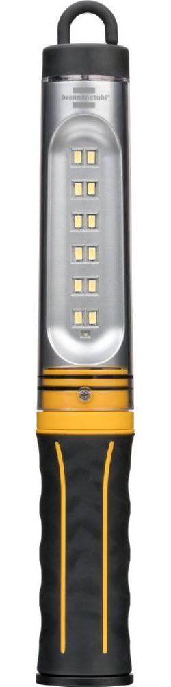 Produktbild Brennenstuhl LED Akku Werkstattleuchte Stableuchte 12 SMD LED mit Schalter IP54 gelb bild 9