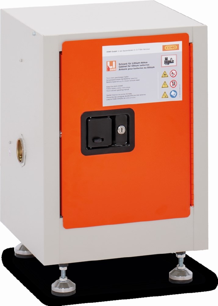 Produktbild Cemo Akku Lagerschrank FMplus US mit zwei Lagerebenen