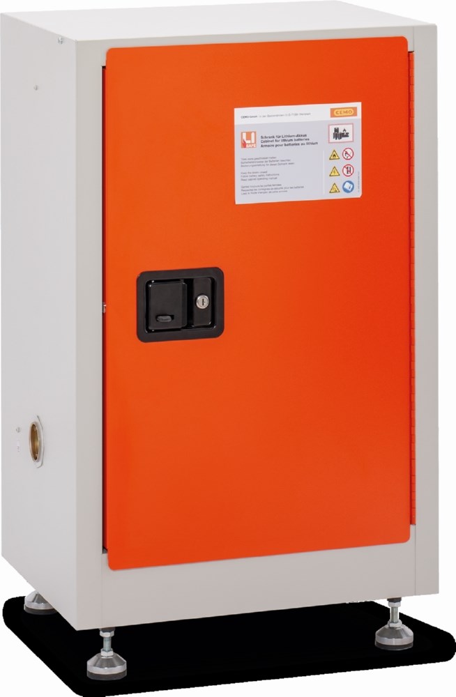 Produktbild Cemo Akku Lagerschrank FMplus S mit drei Lagerebenen