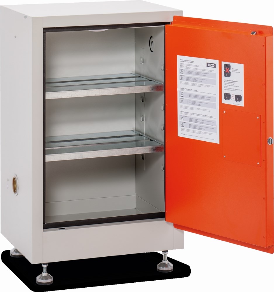 Produktbild Cemo Akku Lagerschrank FMplus S mit drei Lagerebenen bild 2
