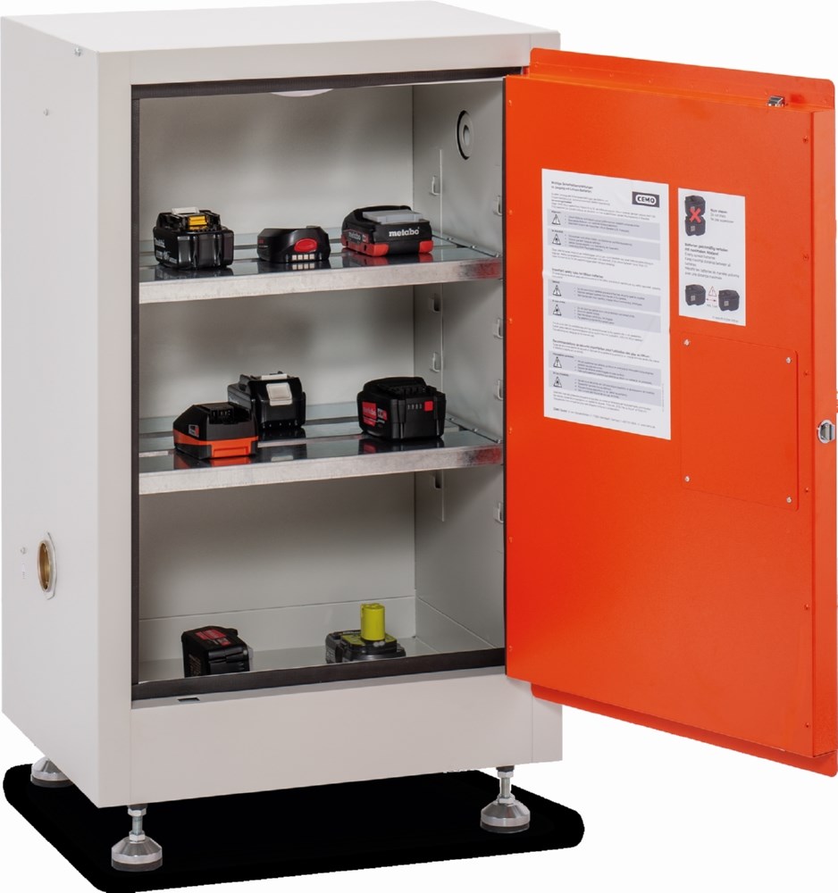 Produktbild Cemo Akku Lagerschrank FMplus S mit drei Lagerebenen bild 3