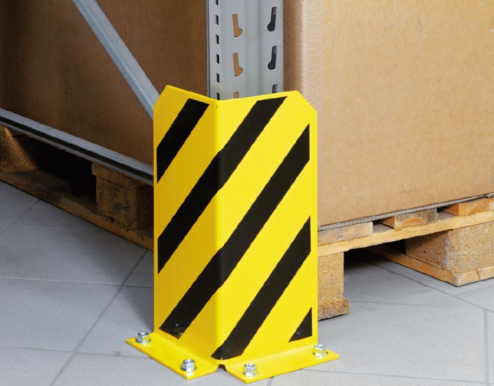 Produktbild Cemo Anfahrschutz für Regale L Form für Ecken inklusive 4 Bolzenanker